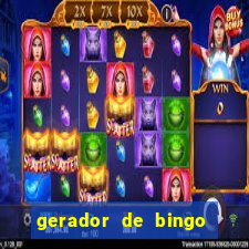 gerador de bingo cha de bebe